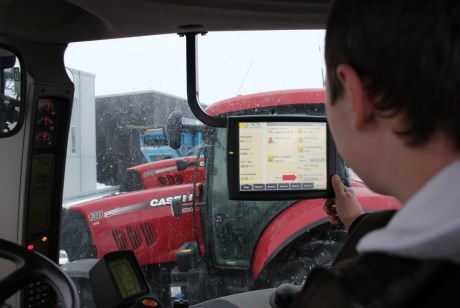 GPS traktor elev