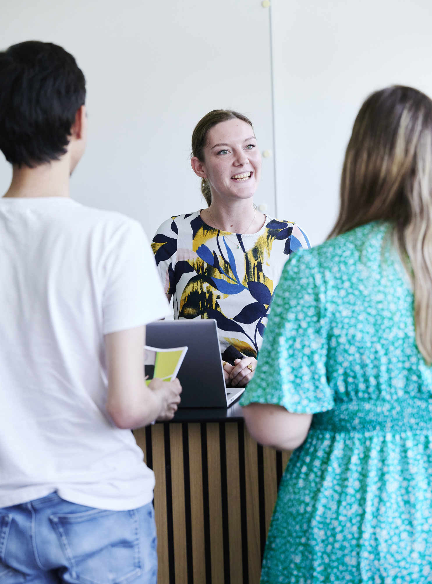 Receptionist i undervisningssituation