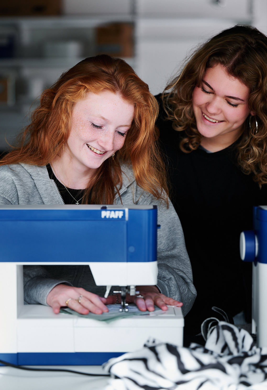 Innovation og teknologi, elever syr